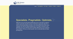 Desktop Screenshot of lifesciencelegal.com